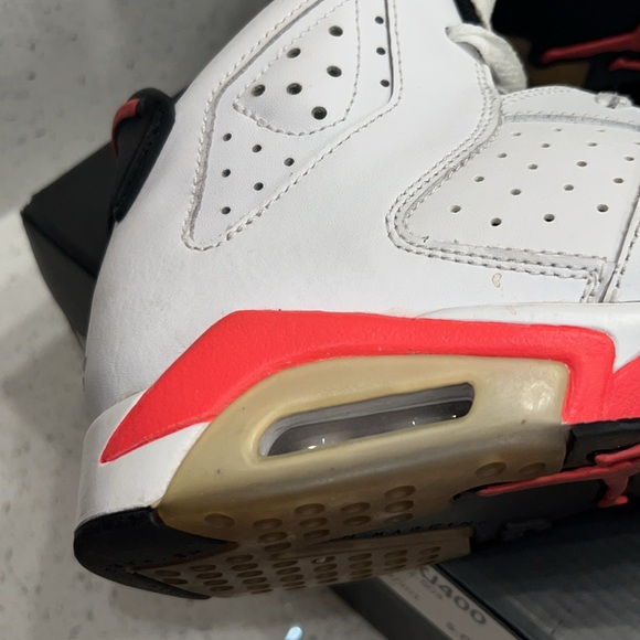 Air Jordan 6 Retro 'White Infrared' 2014 7Y - Picture 7 of 7